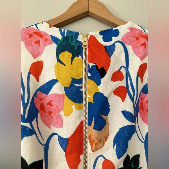 J. Crew Morning Floral All-Occasion Dress multi color fit & flare dress Size 00 - Picture 10 of 14